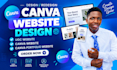 design ugc portfolio, canva website, ugc website, canva portfolio