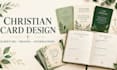 design christian affirmation card or scripture flashcards and prayer journal