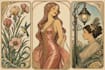do illustrations in art nouveau style