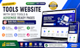 build a responsive tools website with SEO tools and adsense ready pages