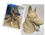 create a print ready 3d animal portrait digital file