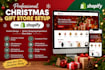 create a christmas gift store or christmas themed shopify store
