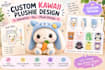 create custom character plushie and kawaii toy designs