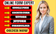 create outgrow quiz form 123formbuiider ninja form wpform zapier integration