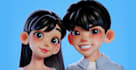 do 3d game character, 3d character modeling, 3d sculpting, low poly character