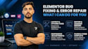 fix elementor bugs, responsive issues, and layout errors