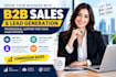 be your b2b sales representative and lead generator