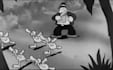 create 2d rubber hose animation in vintage cartoon style