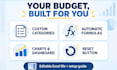 create a personalized excel budget tracker