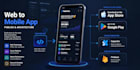convert website or pwa into native ios and android mobile app