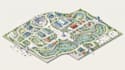 create 2d isometric map, route map, event map, wayfinding map and venue map