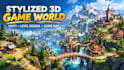 create unity 3d game environment design stylized 3d map game level design scene