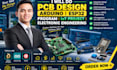 do pcb design arduino esp32 program iot project electronic engineering