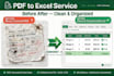 convert pdf to excel, image to excel and any data to spreadsheet