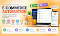create a ecommerce automation with shopify woocommerce and email automation