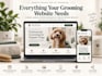 design a pet grooming website with online booking