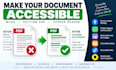 make your PDF accessible for screen readers, wcag and section 508