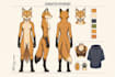 create your reference sheet furry or anime