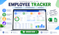build automated employee timesheet, attendance tracker and excel payroll tracker