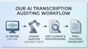 transcribe audio audit asr transcripts and evaluate ai data