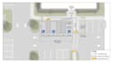 design parking lot layout, site plan, parking plan, and ada spaces