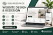design or redesign your squarespace website