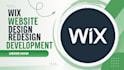 build wix website, redesign wix website as an expert