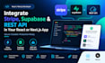 integrate stripe, supabase, rest api in react or nextjs app