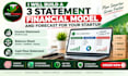 build a 3 statement financial model and forecast for your startup