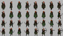create 8bit 16bit top down rpg character sprite sheet 8 direction game animation