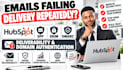 setup hubspot spf dkim dmarc deliverability domain authentication