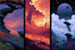 do fantasy concept landscape illustration