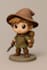 create cute 3d stylized character for game ready