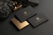 paint minimal and elegant business cards