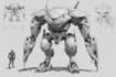 draw amazing character mecha robot illustration