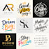 do font logo, lettering, hand drawn, typography
