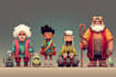 create a pixel art character for you