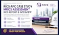 write and edit rics apc case study mrics assessment rics report and interview