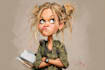 create unique and funny caricature art