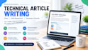 be your technical writer for articles, guides, and documentation