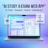 build an ai study, exam and education web app