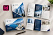 indesign brochure, flyer, and trifold layout in indesign