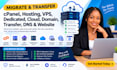 migrate cpanel hosting vps server dedicated clouddomain tranfer dns website
