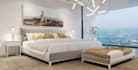 complete penthouse apartment 3d render, on suite bedroom cgi,dining area,kitchen