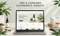 design a cbd hemp cannabis ecommerce website store