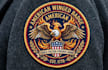 draw american, eagle, falcon, phoenix, hawk or badge logo