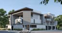 render propose building from site plan,urban planning,3d townhouse visualization