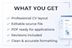 create a professional ats friendly CV resume