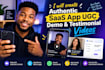 create authentic saas app ugc demo and testimonial videos