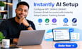 setup instantly ai with spf, dkim, dmarc and custom tracking domain